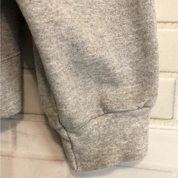 Vintage 90's Notre Dame Men's Hanes Gray Printpro Fleece Sweatshirt Hoodie L - Picture 12 of 15